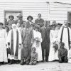 Granddaughter of Namut Gilbert, Lydia Gilbert Wedding at Lake Tyers Aboriginal Mission, VIC. 1910